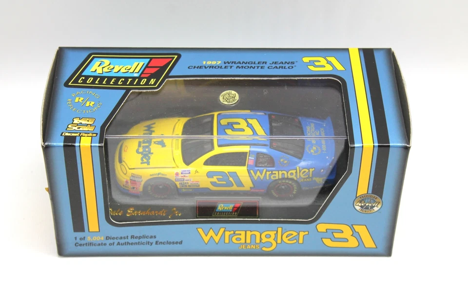 Revell Collection #31 Earnhardt Jr 1997 Wrangler Monte Carlo Diecast Car 1:43 - Image 1 of 1