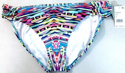 Parte inferior de bikini Kenneth Cole REACTION Hot to Trot tribal faja lengüeta BLH talla XL para mujer Foto 1 de 4