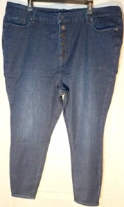 MAURICES Gr. XXL kurze dunkelblaue Denim Jeans Stretch - Bild 1 von 9