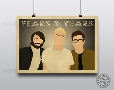 YEARS & YEARS Minimalist Music Band Poster Posteritty Minimal Olly Alexander