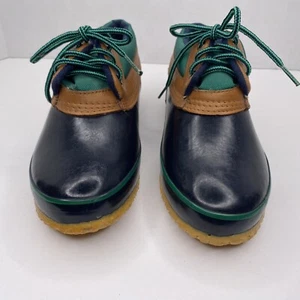 Bass Calgary Short Duck Womens Waterproof Boot Sz 10 Thinsulate Navy Green - Picture 1 of 10