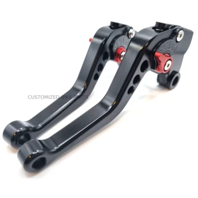 Palancas cortas negras de embrague y freno - Kawasaki ZZR600 / ZX-6 2005-2009 Foto 1 de 3