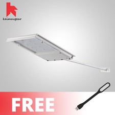 Keimavgear Waterproof Long Handle Solar LED Light Free USB Foldable Light