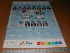 2010-2011 UNC North Carolina Tarheels Basketball Team Calendar Schedule poster -