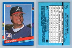 Mark Grant - Braves #361 Donruss 1991 Baseball Trading Card