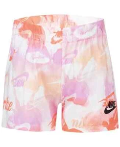Nike Little Girls Summer Daze Print Shorts Color: Atmosphere SIZE 6X NWT - Picture 1 of 5