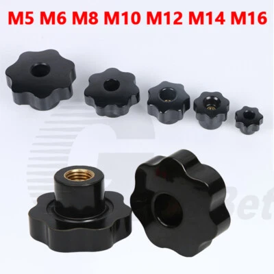 Sterngriff Sterngriffmutter Sternmutter Klemmutter Rändelmutter Drehgriff M5-M16 - Bild 1 von 4