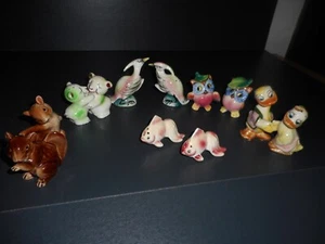 6 Sets Salt & Peppers:Squirrels/Fish/Owls/Hugging Bears/Ducks/Cranes/Japan RELCO - Picture 1 of 13
