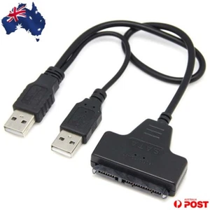USB 2.0 to SATA Adapter Cable for 2.5" Hard Drive HDD Laptop - Picture 1 of 2