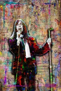 Patti Smith  12x18in Poster, PATTI SMITH Singing Pop Art Free Shipping US - Picture 1 of 8