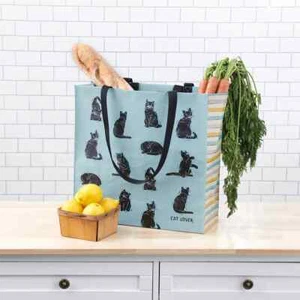 Bolso Shopper Reutilizable Cat Lover Primitives de Kathy 5,8 x 15,5 x 15,3 Maullido Nuevo - Imagen 1 de 3