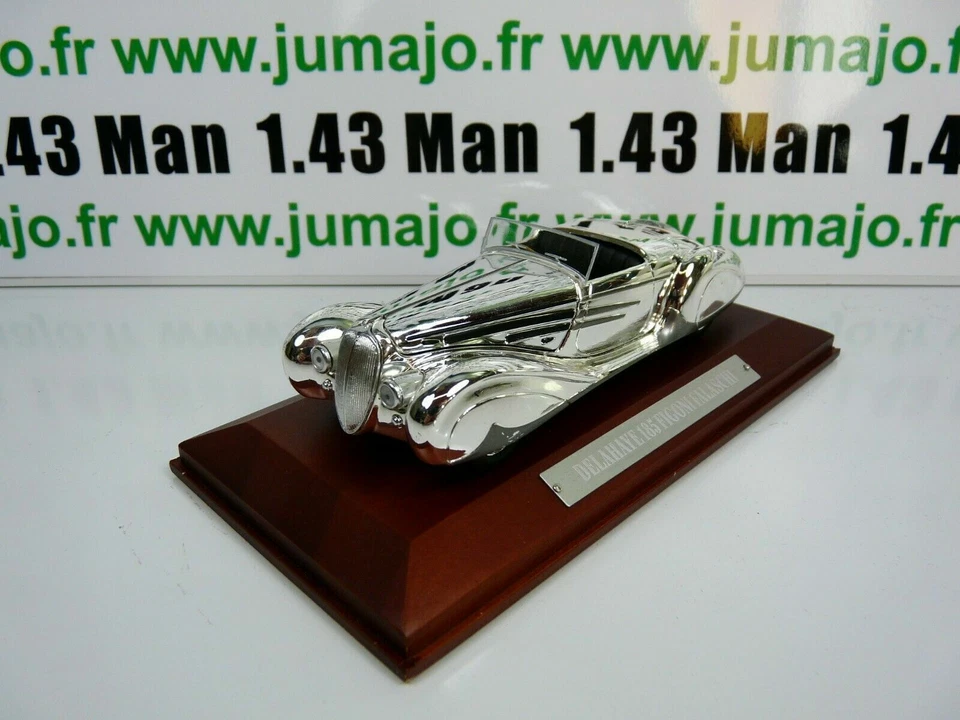 SIL24 VOITURE 1/43 IXO CHROME : Delahaye 185 Figoni Falaschi - Immagine 1 di 1