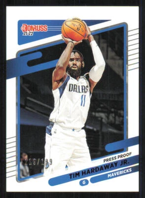 2021-22 Donruss Press Proof Purple #183 Tim Hardaway Jr. /199 - Image 1 of 2