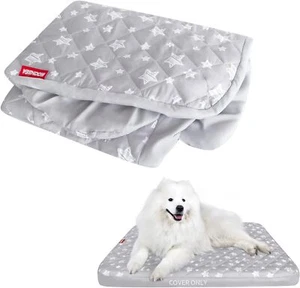 Waterproof Dog Bed Cover Replacement Washable Soft Pet Bed Cover Only Multi-size - Picture 1 of 39