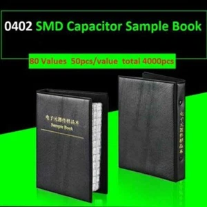 0402 SMD Capacitor Sample Book Component Assortment Kits 80 Values Each 50pcs - Imagen 1 de 4