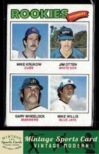 1977  Topps - Rookie Pitchers - Krukow / Otten / Wheelock / Willis - #493 - Picture 1 of 2