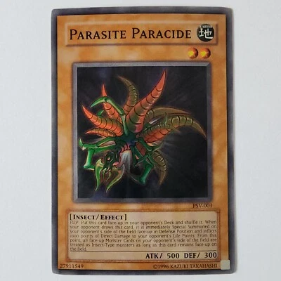 Parasite Paracide - PSV-003 - NM/VLP - Super Rare - Unlimited - Yugioh - 1996 - Image 1 of 2