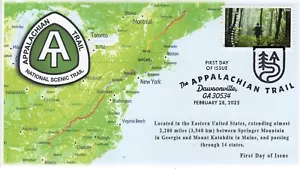 25-084, 2025, The Appalachian Trail, First Day Cover, Pictorial Postmark, Dawso - Picture 1 of 1