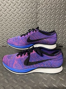 Nike Flyknit Racer Größe 13 Game Royal 526628-400 Straßenrennen Lila Pink - Bild 1 von 8