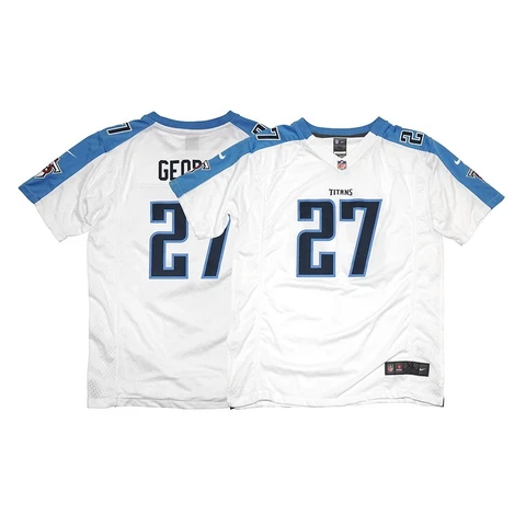 Eddie George Nike Tennessee Titans Nike Game Day Away White Youth Jersey Cover