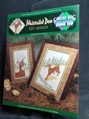 Great Big Graphs Whitetailed Deer Fall Season Gary D. Hanner VCL-20122 - Image 1 of 2