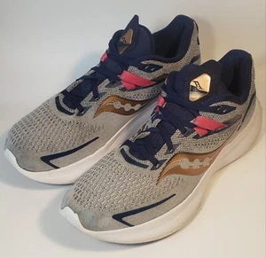 Saucony Womens Ride 15 S10729-40 Gray Running Shoes Sneakers Size 10 - Picture 1 of 11