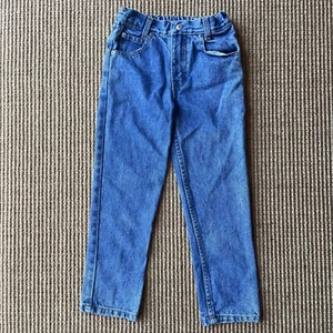Vintage 90s Girls Bootleg Straight Blue Jeans By Jordache 6X Mom Jeans - Picture 1 of 5