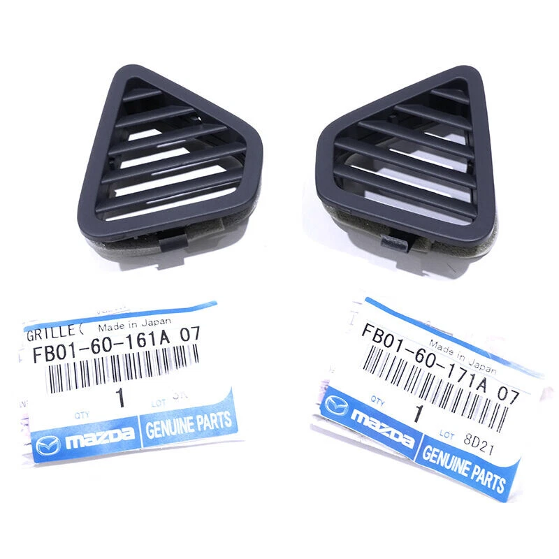 Mazda RX-7 1986-1988 tablero de instrumentos delantero izquierdo y derecho aire acondicionado ventilación térmica gris oscuro OEM Foto 1 de 1