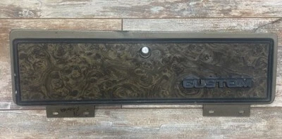 Ford F Series 1978 puerta de guantera de madera de grano personalizado con herrajes marrón Foto 1 de 4