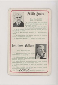 1897 WM Ford Progressive Chautauqua Philip Brooks General Lew Wallace 0w6