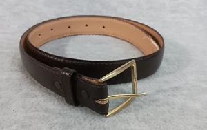 CHAUCER Rindspaltleder dunkelbraun Ledergürtel USA 38 616 Herren 35" lang/1" breit - Bild 1 von 8