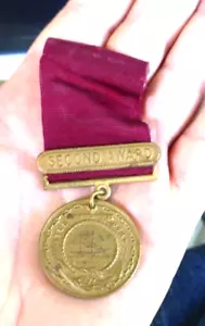 VINTAGE ABZEICHEN BAND MEDAILLE US NAVY TREUE EIFER MIT NAMEN DATUM ZWEITE AUSZEICHNUNG 48 - Bild 1 von 7