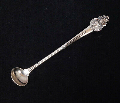 Gorham Medallion (1864) Sterling Silver 5 3/8  Mustard Serving Spoon Ladle • 135.77$
