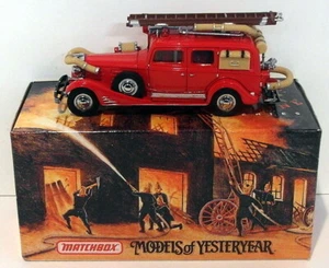 Matchbox 1/43 Scale Diecast YFE03 - 1933 Cadillac Fire Wagon - Picture 1 of 2