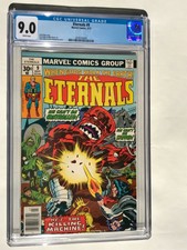 Eternals 9 White pg CGC 9.0 Marvel  1977 1st appearance Sprite Eson Nezarr movie