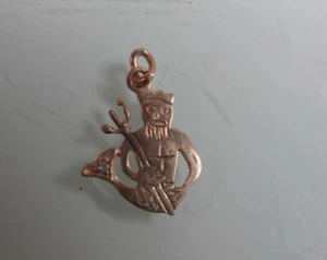 Anhänger Sternzeichen Wassermann 585 Gelbgold mit kleinem Diamanten - Bild 1 von 2