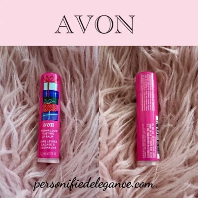 NOVO Bálsamo Labial Avon Marshmallow Frosting Sabor Perfumado Tamanho Completo - Imagem 1 de 4