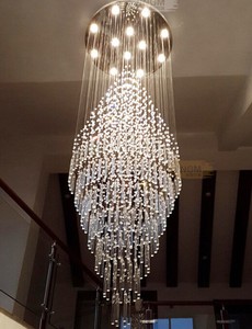 New Modern Raindrop Crystal Light pendant Lamp ceiling L 10
