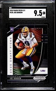 2020 PANINI PRIZM D.P. Joe Burrow #105 SGC 9.5 ROOKIE CARD QB LSU Bengals - Bild 1 von 2