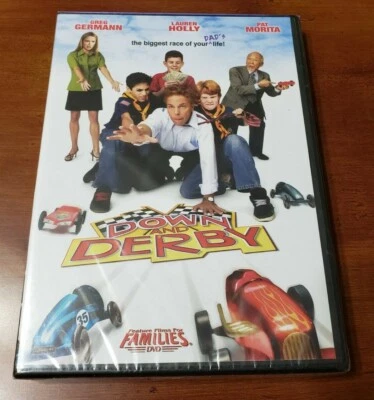 Down and Derby by Eric Hendershot Lauren Holly Pat Morita Greg Germann New NIP - Image 1 of 2