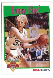 1991-92 NBA Hoops Larry Bird NBA Yearbook #319 Boston Celtics - Bild 1 von 2