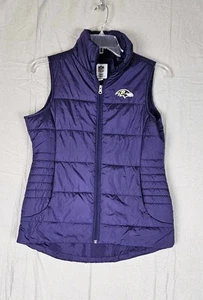 G-III Baltimore Ravens gefütterte Damenweste, lila, Größe Medium NFL LIZENZIERT  - Bild 1 von 8