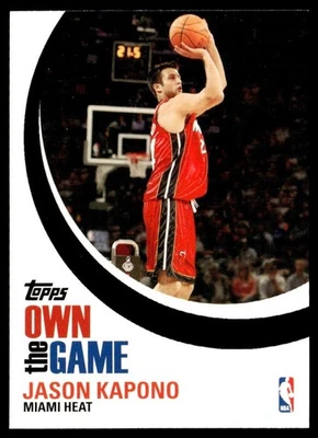 2007-08 Topps Own the Game Jason Kapono Miami Heat #OTG3 Foto 1 de 2