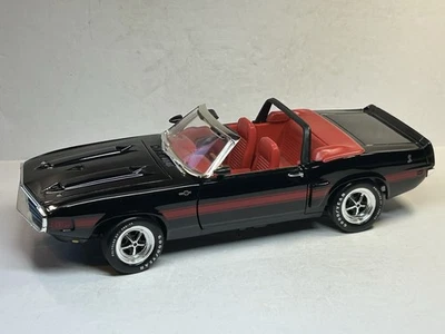 ERTL Collectibles 1969 Shelby Mustang GT500 Convertible Black 1:18 Die Cast - Image 1 of 4
