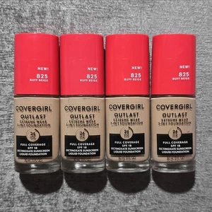 Lotto 4 CoverGirl Outlast Extreme Fondotinta 3 in 1 825 Buff Beige Scad. 2022 - Foto 1 di 5