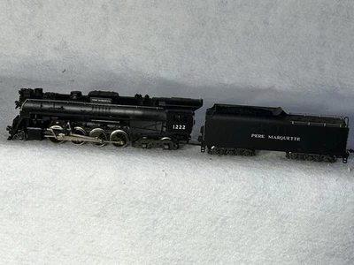 Nice Rivarossi Pere Marquette 2-8-4 Berkshire Loco HO - Image 1 of 4