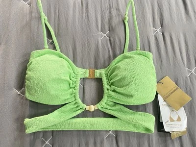 Vix Firenze Zene Green Bandeau Top Women's  M - Image 1 of 4