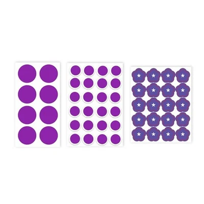 10 Sheets Ultraviolets Sticker Reapply Reminder Sticker Detection Sticker - Image 1 of 4