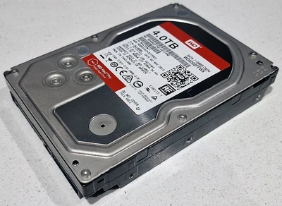 4TB Western Digital WD Red Pro 3.5" SATA NAS Hard Drive Nov 2016 (WD4002FFWX) - Image 1 of 2