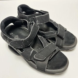 Z-Coil Sidewinder Closed Heel Strappy Sandals Black Shoes Womens 6 Platform - Picture 1 of 9